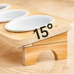 Protection Cervical Ceramic Cat Bowl