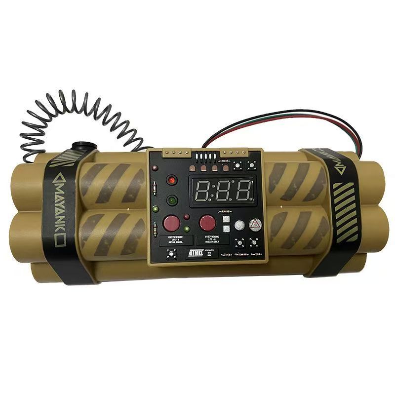Timed Smoke Bomb Toy – C4 Detonator Model