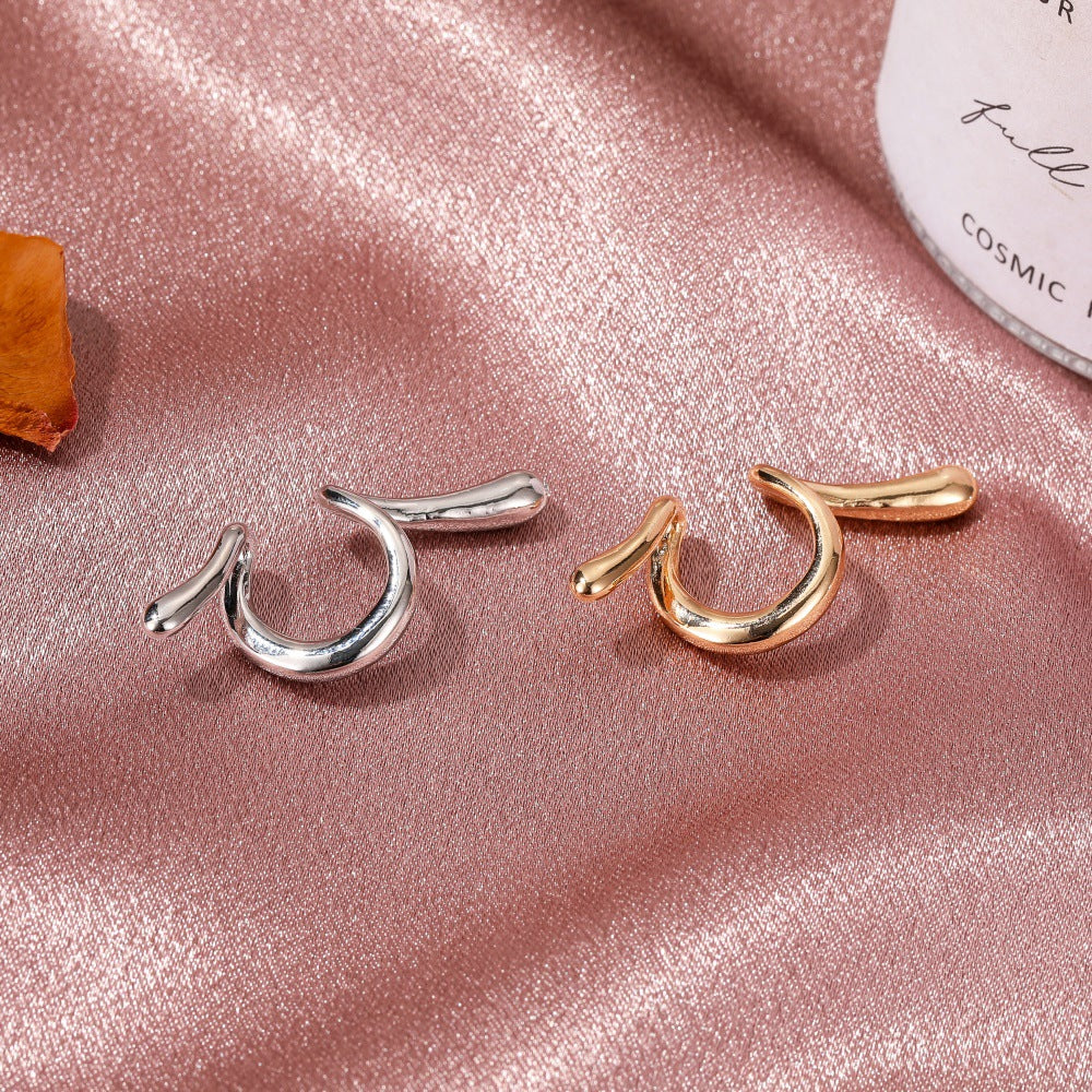 Snake-Shaped Ear Cuff Earring
