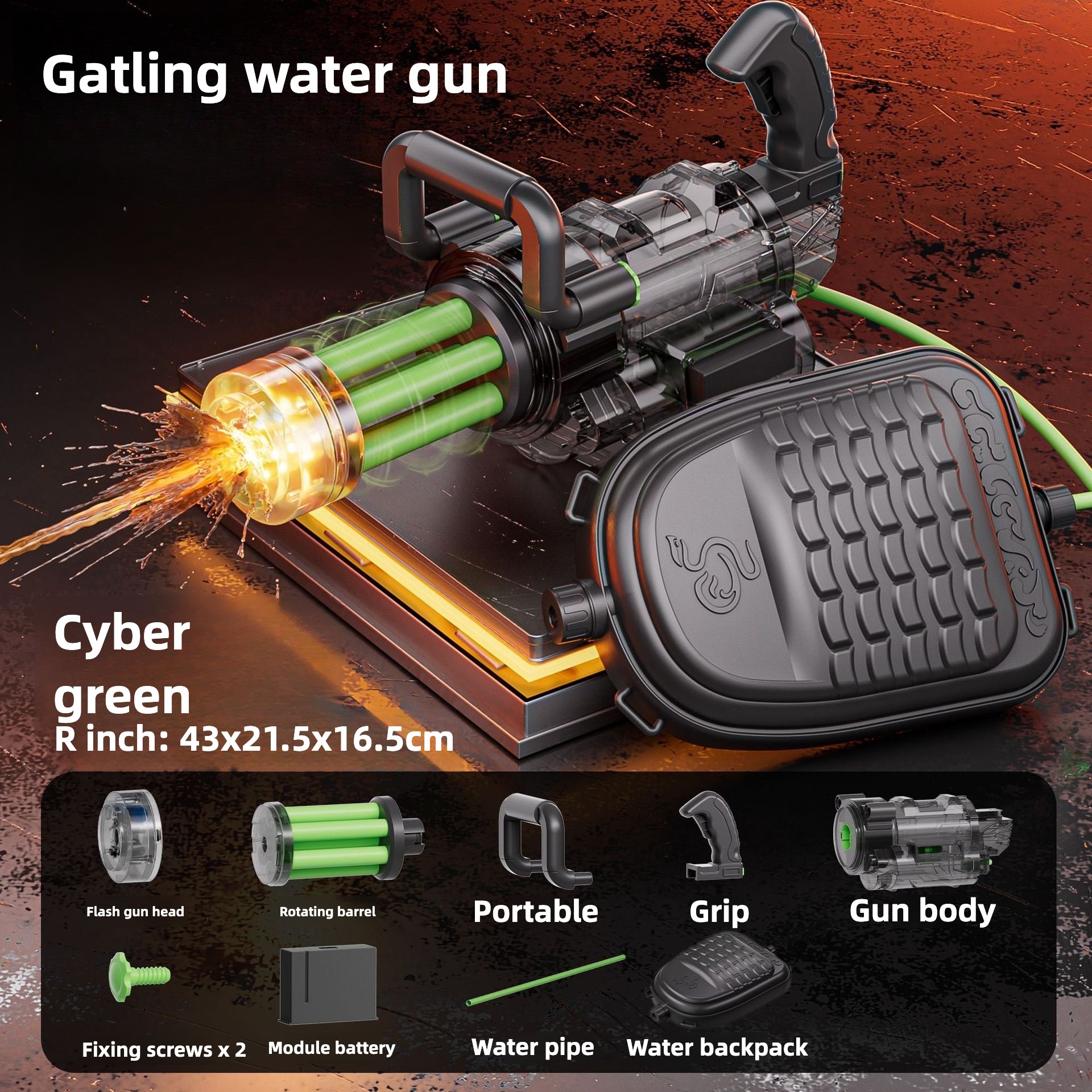 Gatling Water Gun