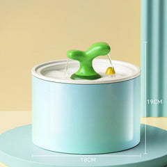 Little Sprout Heated Ceramic Cat Water Fountain Automatic Dispenser