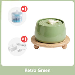 Cat Ceramic Automatic Circulating Water Fountain
