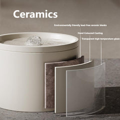 Cat Ceramic Automatic Water Fountain