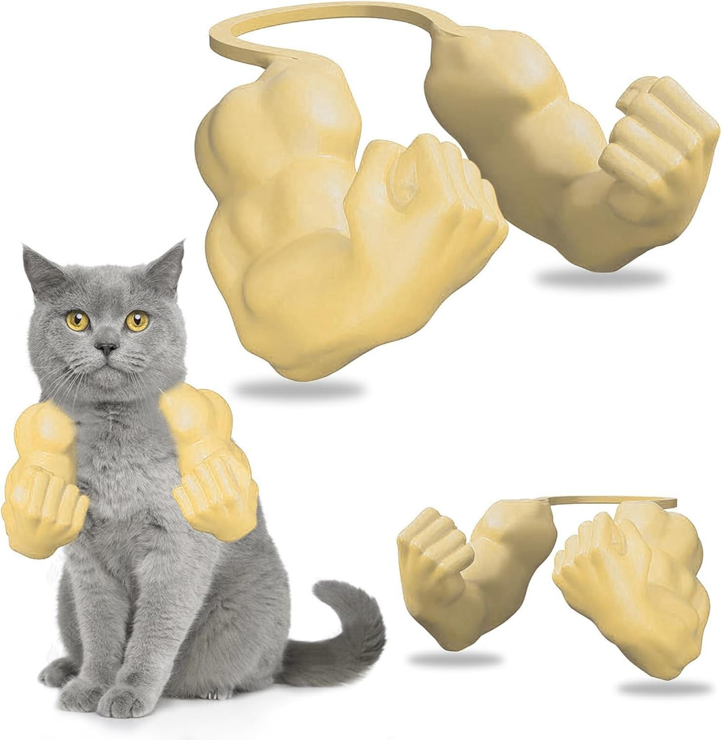 Cat Muscle Arm Decoration