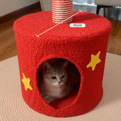 Christmas Tree Cat Tower