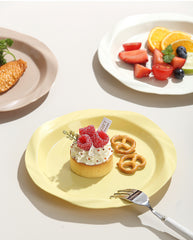 Colorful Plastic Dessert Plate