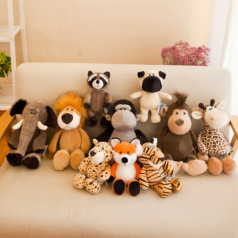 Full collection of forest animal plush toys together, offering a sense of community, touch, and endless companionship for Plush Toys fans
