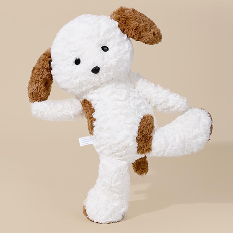 Cute Running Puppy Plush in a playful running position, expressing joyous energy