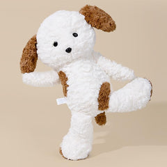 Cute Running Puppy Plush in a playful running position, expressing joyous energy