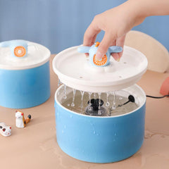 Purifying Airplane Ceramic Cat Water Fountain