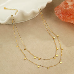Double Layer Star Pendant Necklace