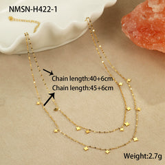 Double Layer Star Pendant Necklace