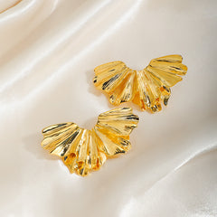 Elegant Gold Statement Earrings