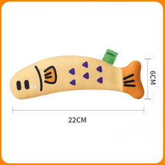 Fish-Shaped Catnip Toy