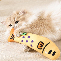 Fish-Shaped Catnip Toy