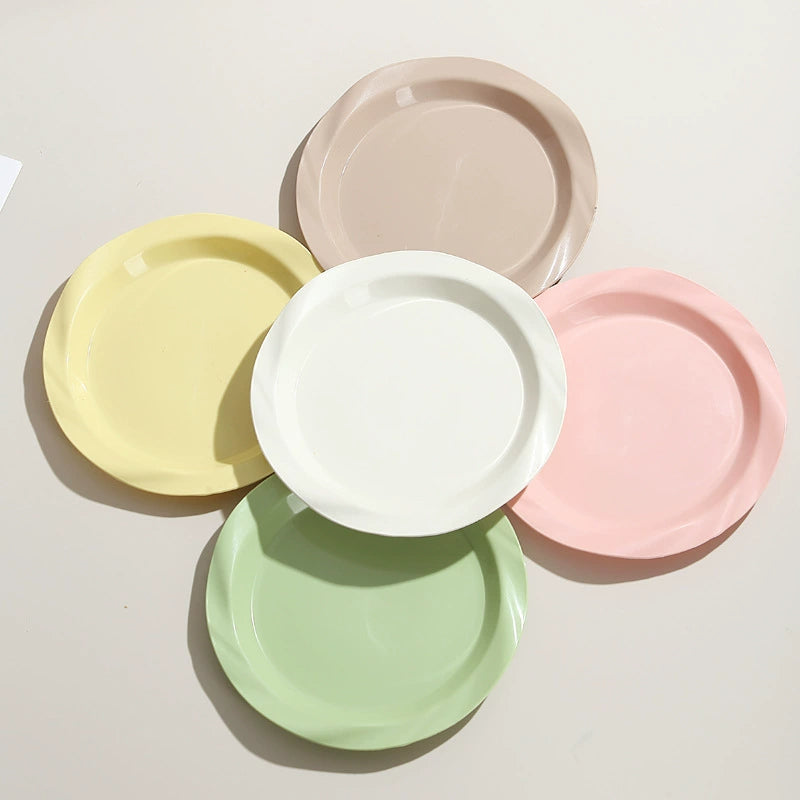 Colorful Plastic Dessert Plate