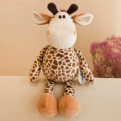 Giraffe plush toy showcasing distinctive patterns and soft limbs, embodying the playful spirit of Plush Toys