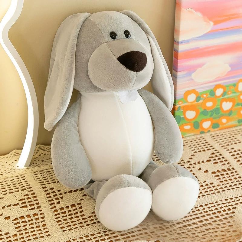 Soft grey bunny plush toy adding gentle charm and a comforting touch to any living space as Plush Toys