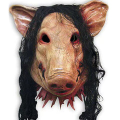 Halloween Jigsaw Pig Cosplay Mask