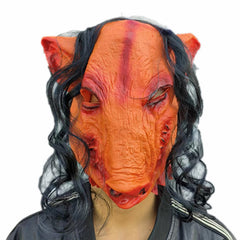 Halloween Jigsaw Pig Cosplay Mask