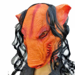 Halloween Jigsaw Pig Cosplay Mask