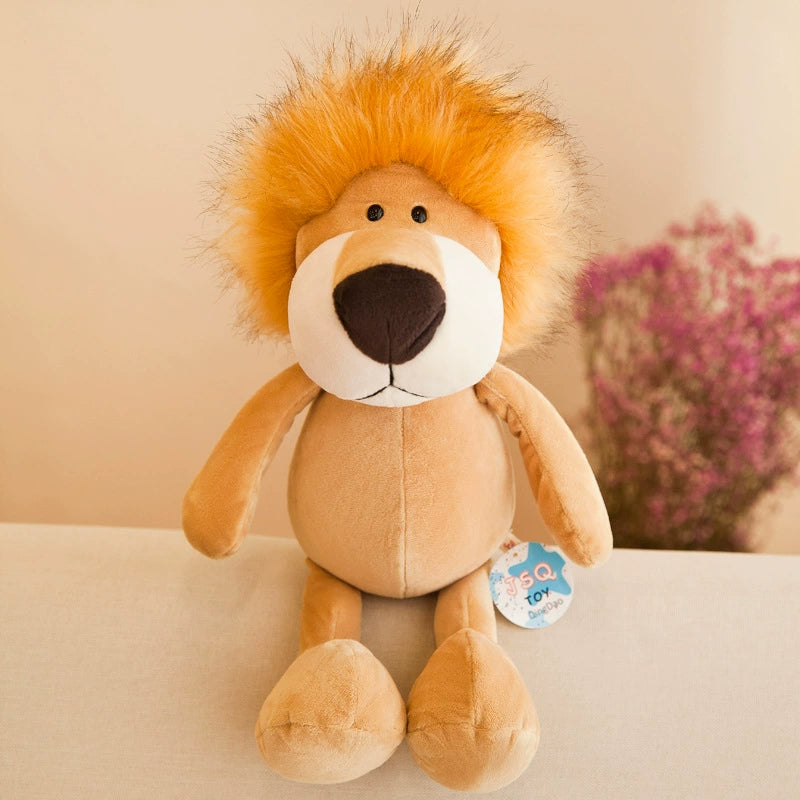 Lion plush toy with soft fluffy mane, expressing courage, warmth, and the uplifting spirit of Plush Toys