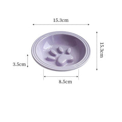 Minimalist Ceramic Slow Feed Cat Bowl