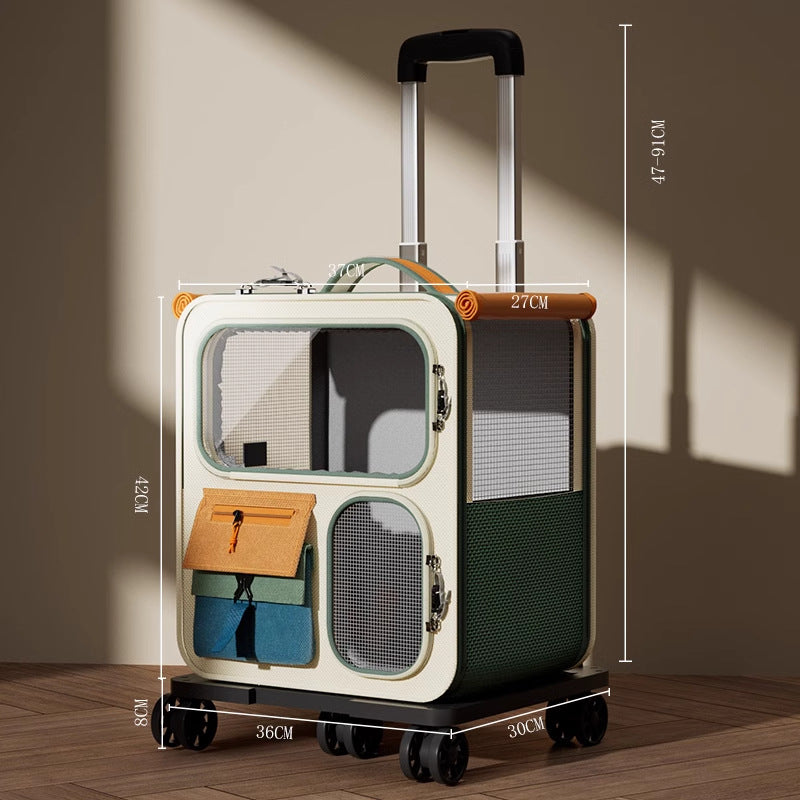 Multifunctional Pull-Rod Cat Carrier