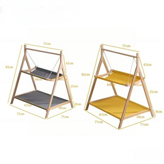 Double Layer Swing Cat Bed