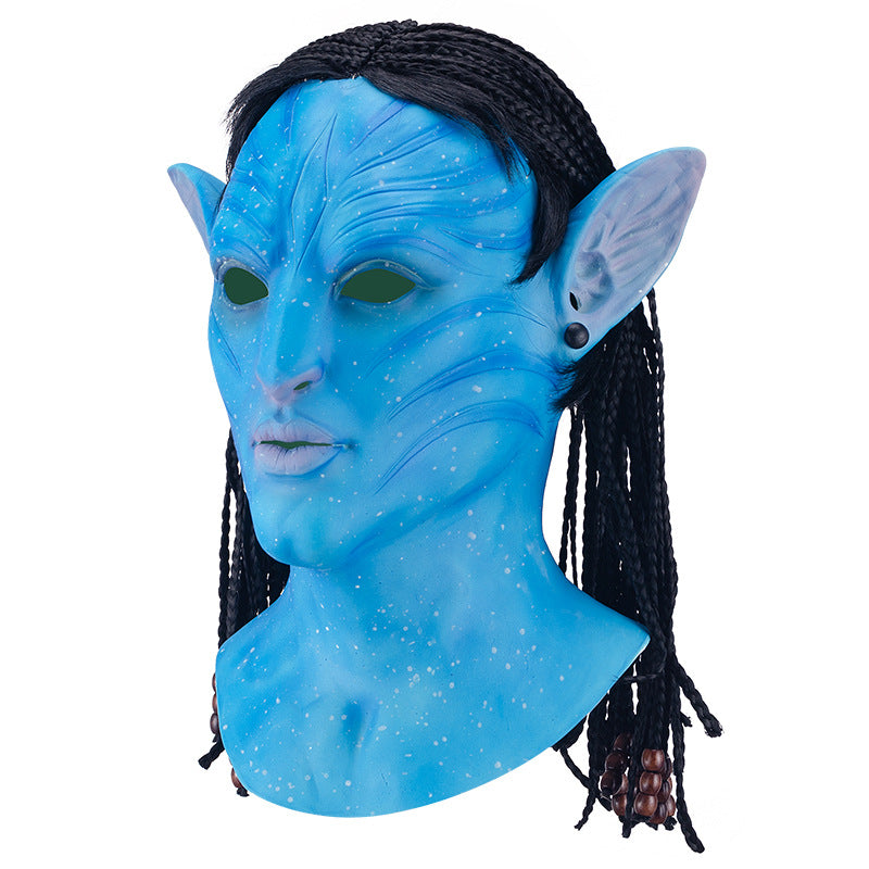 Avatar Glow Latex Head Mask