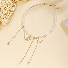 Bohemian Pearl Necklace