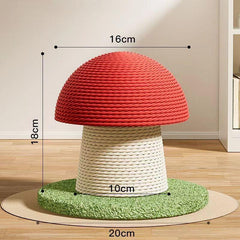 Red Mushroom Cat Scratcher