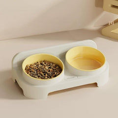 Eco-Friendly Tilted Cat Bowl
