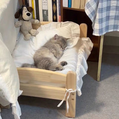 Princess Wooden Cat Bed