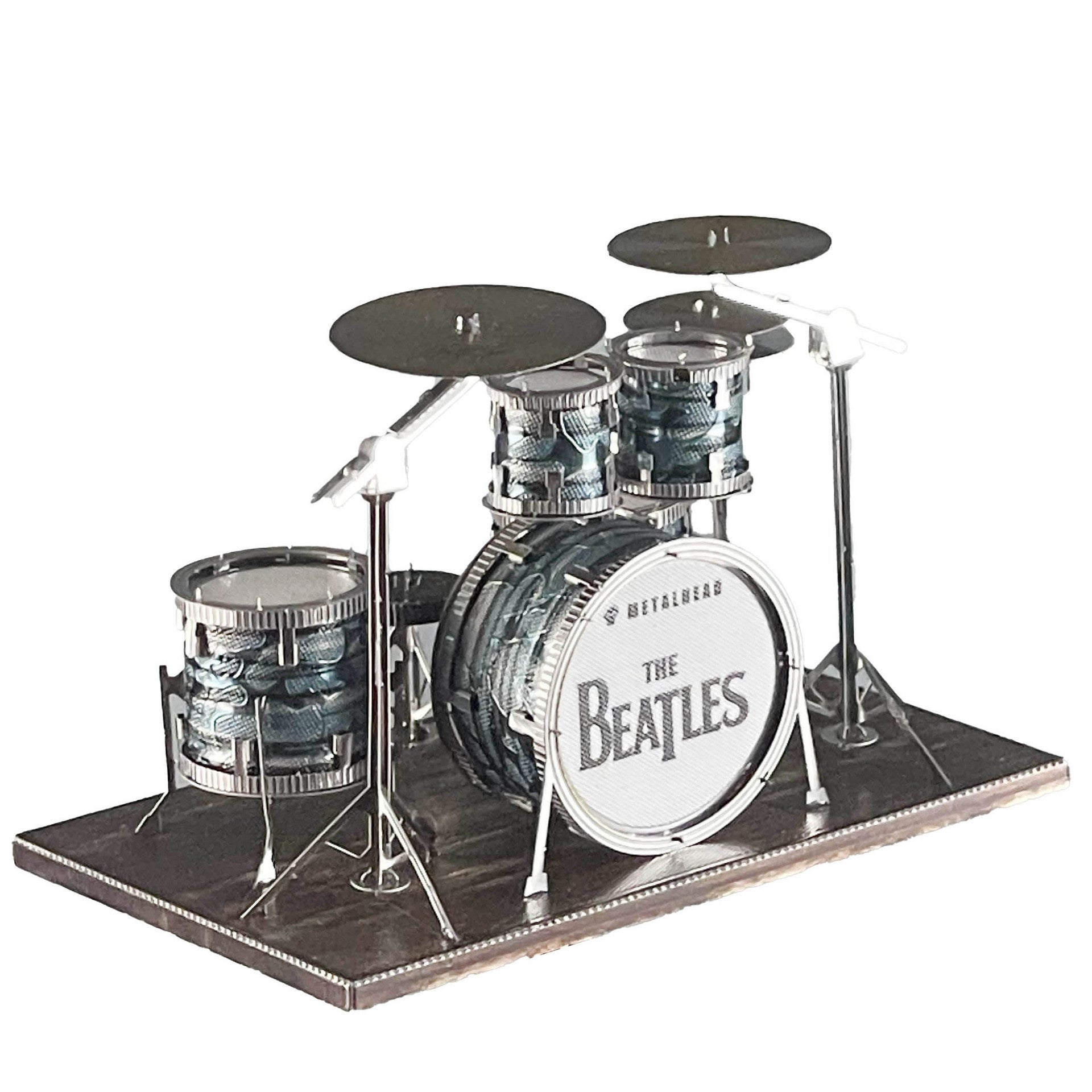 Metal Assembly Instrument Drum Kit Guitar DIY Model