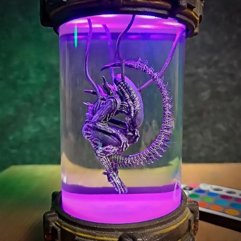 Special Shaped Resin Lamp Alien Specimen Desktop Ornament