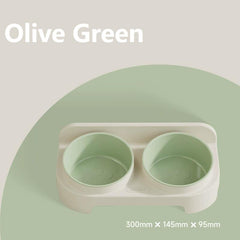 Eco-Friendly Tilted Cat Bowl