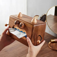 Monster Tissue Box Walnut