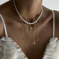 Bohemian Pearl Necklace