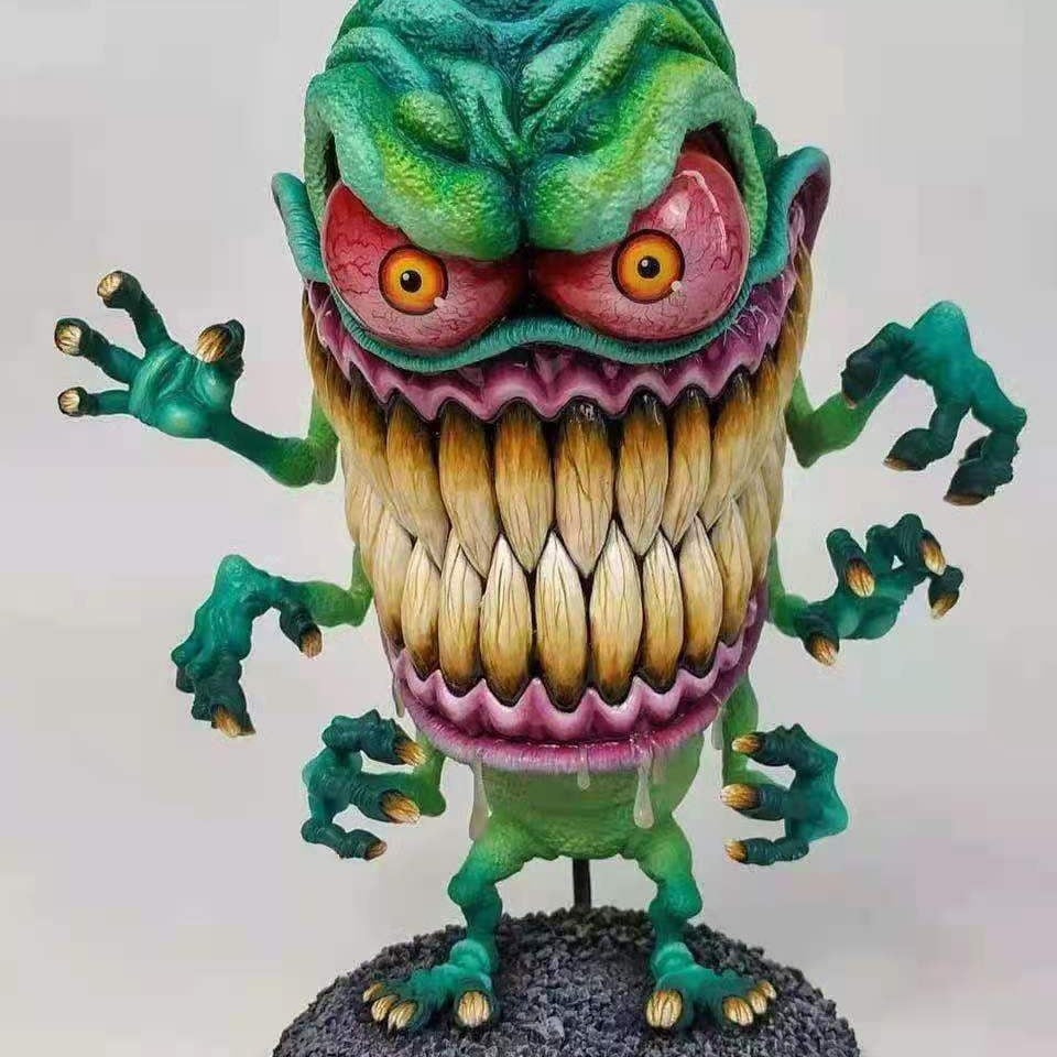 Monster Alien Resin Decor