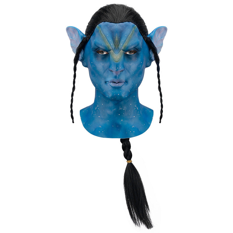 Avatar Glow Latex Head Mask