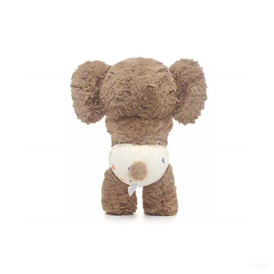 Shy Elephant Plush Toy