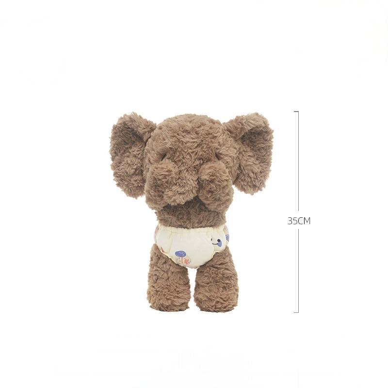 Shy Elephant Plush Toy