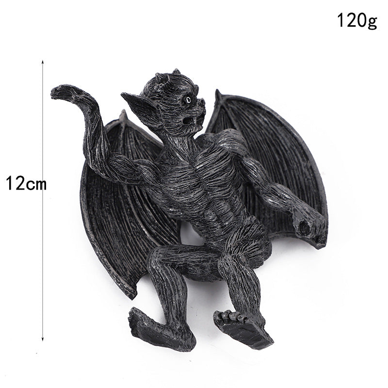 Resin Demon Creature Statue