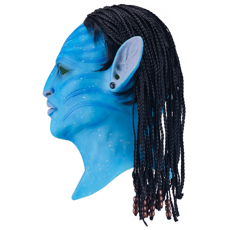 Avatar Glow Latex Head Mask
