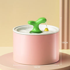 Little Sprout Heated Ceramic Cat Water Fountain Automatic Dispenser
