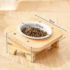 Protection Cervical Ceramic Cat Bowl