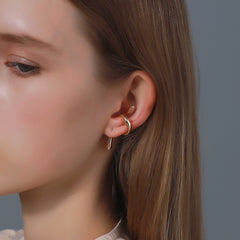 Snake-Shaped Ear Cuff Earring