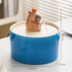 Capybara Ceramic Cat Water Fountain