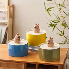 Capybara Ceramic Cat Water Fountain